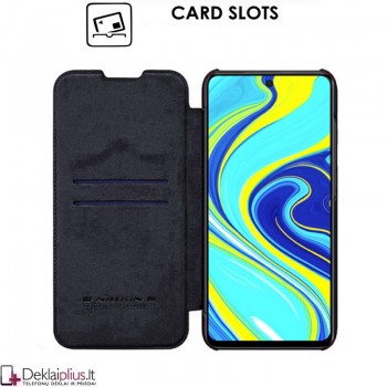 Odinis Nillkin qin serijos dėklas - juodas (REDMI NOTE 9S/NOTE 9 PRO)